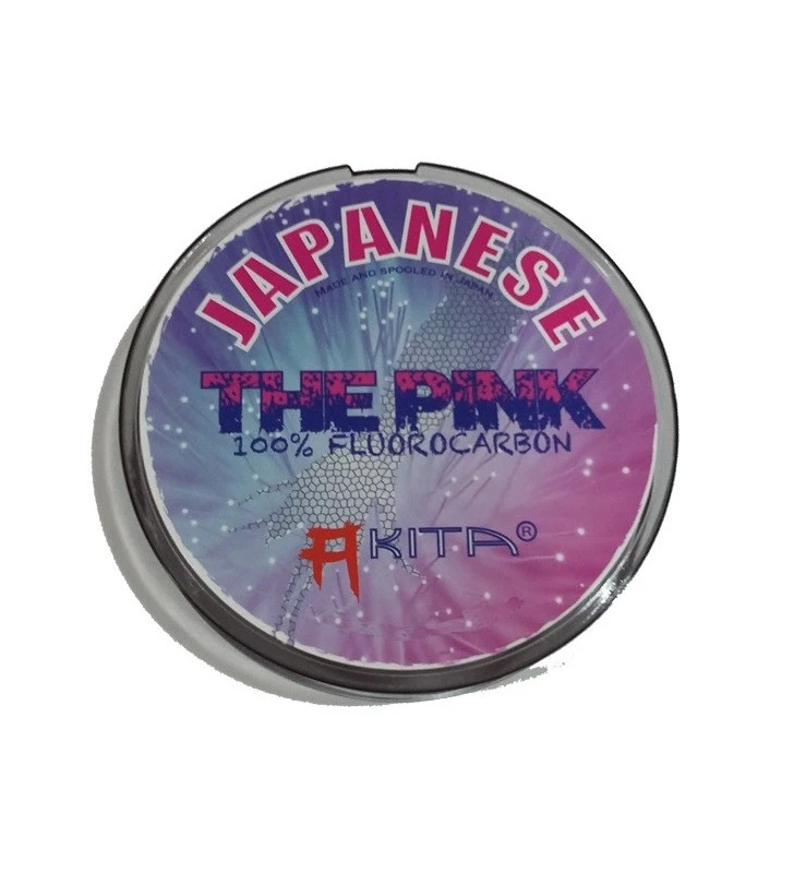 AKITA FLUOROCARBON THE PINK ROSA 50MT 1 AKITA FLUOROCARBON THE PINK ROSA 50MT