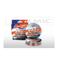 COLMIC SPOT TAPERED MONOFILO CON SHOCK LEADER MULTICOLOR