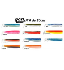 CORPO N°6 BLACK MINNOW DA 20CM