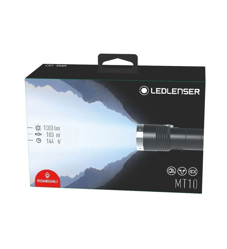LAMPADA LED LENSER MT10 OUTDOOR RICARICABILE 1 LAMPADA LED LENSER MT10 OUTDOOR RICARICABILE