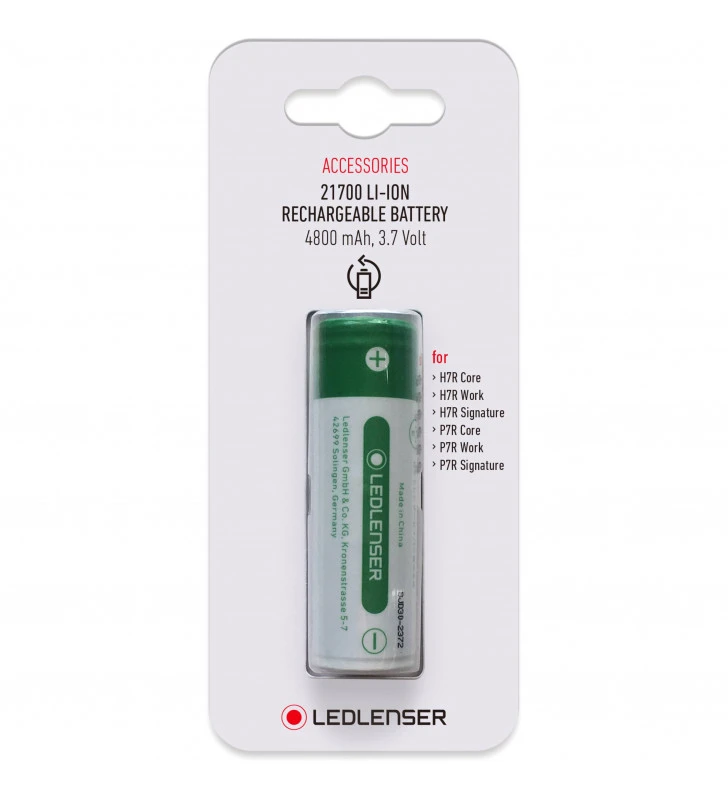 LED LENSER BATTERIA LITHIUM-ION RICARICABILE H7-P7 CORE SIGNAL 2 LED LENSER BATTERIA LITHIUM-ION RICARICABILE H7-P7 CORE SIGNAL - immagine 2