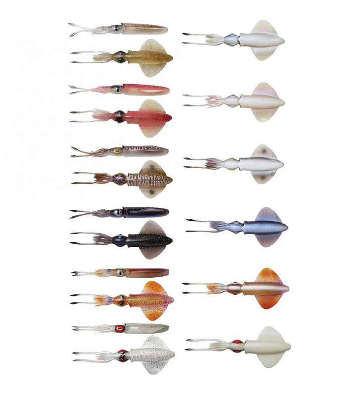 Savage Gear SAVAGE CALAMARO 25CM MONTATO CON DUE AMI E TESTINA PIOMBATA 1 Savage Gear SAVAGE CALAMARO 25CM MONTATO CON DUE AMI E TESTINA PIOMBATA