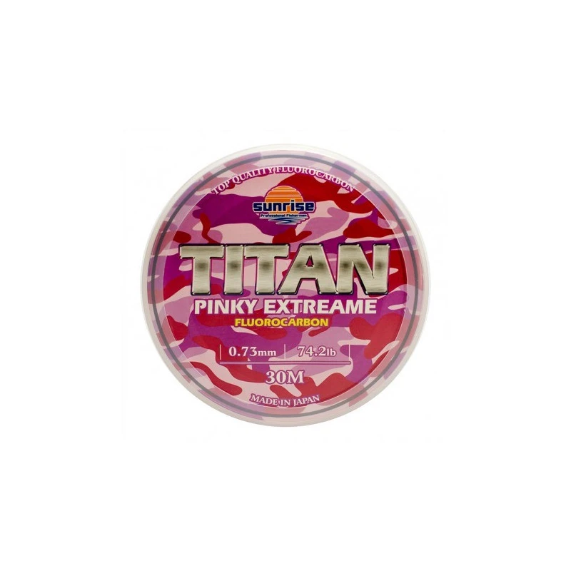 SUNRISE FLUOROCARBON 100% TITAN PINKY EXTREAME 30MT 2 SUNRISE FLUOROCARBON 100% TITAN PINKY EXTREAME 30MT - immagine 2