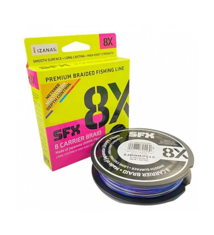 TRECCIATO SFX X8 300MT MULTICOLOR 1 TRECCIATO SFX X8 300MT MULTICOLOR