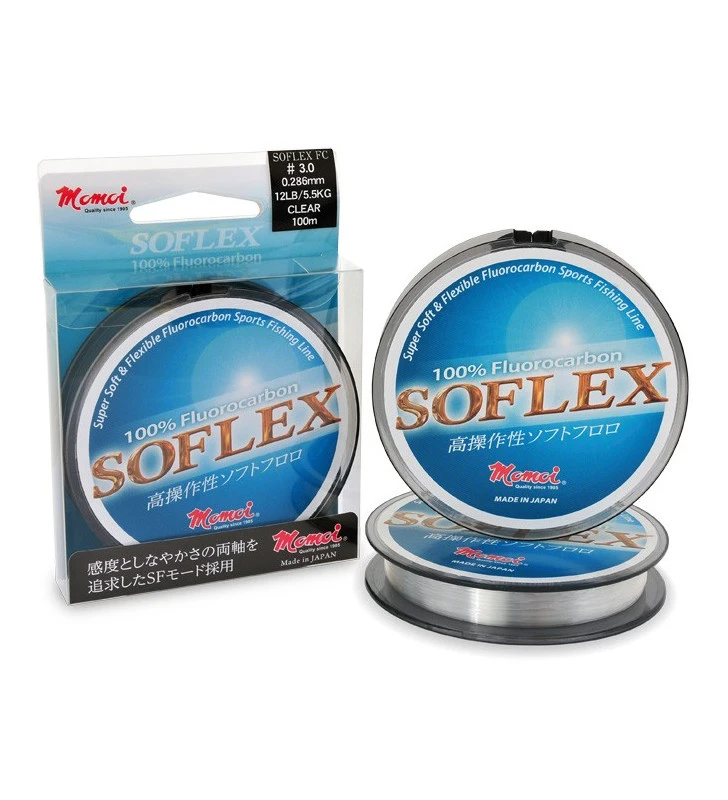 TUBERTINI FLUOROCARBON SOFLEX MOMOI 100MT 1 TUBERTINI FLUOROCARBON SOFLEX MOMOI 100MT